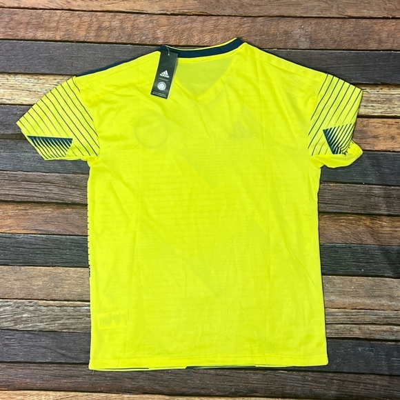Colombia Soccer FIFA Adidas Climalite New Futbol Soccer Mens Jersey - Picture 2 of 7